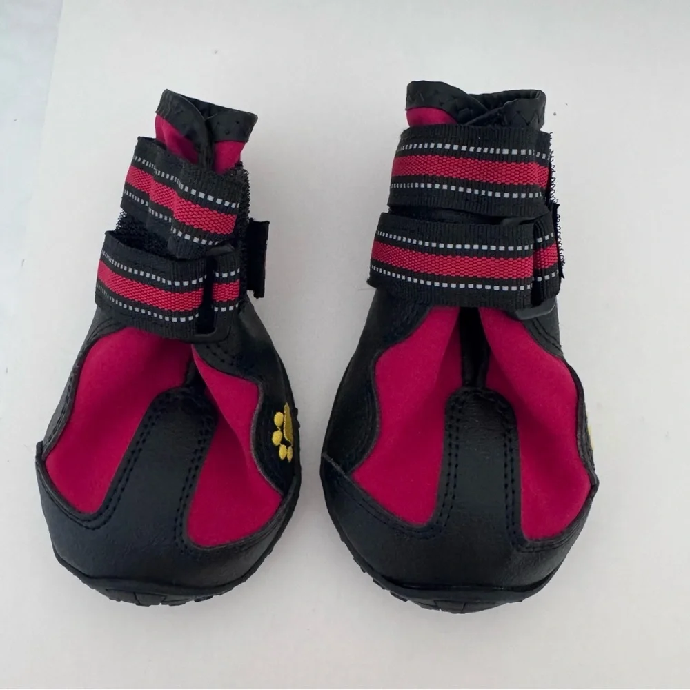 Black and Red Dog Shoes Bundle